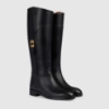 Изображение Кожаные cапоги Gucci